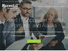 Tablet Screenshot of maxwellit.com